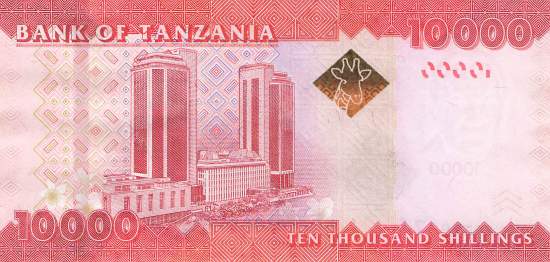 10000 Schillings Tansania P.44b 2015